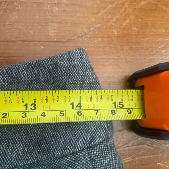 Loft Curvy Grey Straight Knee Length Pencil Skirt - Picture 8 of 11